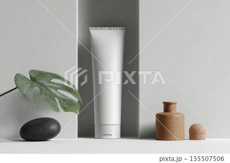 Minimalist Tube Mockup for showcasing your design to clients Minimalist Tube Mockup for showcasing your design to clients 135507506