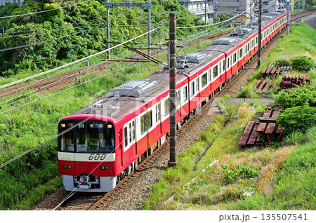 京急久里浜線 京急長沢-YRP野比 京急 600形 603編成 京急久里浜線 京急長沢-YRP野比 京急 600形 603編成 135507541