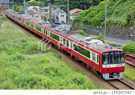 京急久里浜線 京急長沢-YRP野比 京急 2100形 2172編成 京急久里浜線 京急長沢-YRP野比 京急 2100形 2172編成 135507547