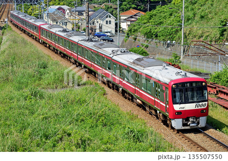 京急久里浜線　京急長沢－YRP野比　京急　1000形　1480編成 135507550
