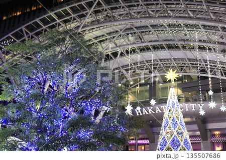 博多駅のイルミネーション 135507686