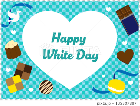 Cute White Day Frame 135507887