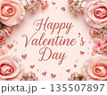 バレンタインの背景 135507897