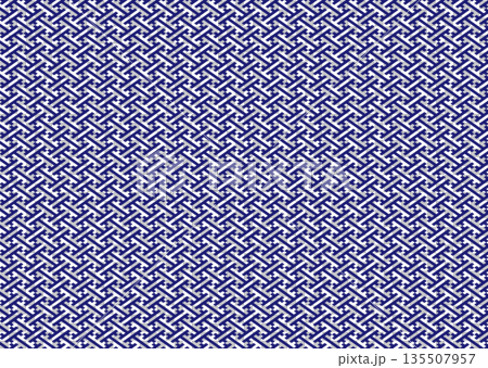 Seamless Japanese pattern [Saayagata] 135507957