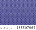 和柄シームレスパターン［青海波］ 135507965