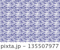 和柄シームレスパターン［波］ 135507977