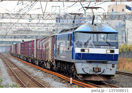 東海道本線 平塚 JR貨物 EF210-149(吹田) 東海道本線 平塚 JR貨物 EF210-149(吹田) 135508011