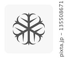 Abstract snowflake graphic 135508671