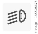 Headlight Angle Direction Icon 135508675
