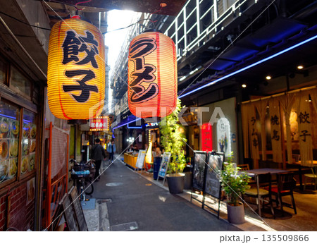 神戸三ノ宮 高架下の赤ちょうちん 135509866