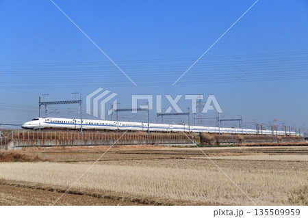 東海道新幹線　新横浜－小田原　JR東海　N700A系　X64編成（東京） 135509959