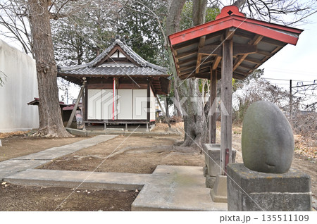 宮代散歩：雷電神社　埼玉郡宮代町大字国納字沼端 135511109