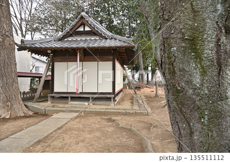 宮代散歩：雷電神社　埼玉郡宮代町大字国納字沼端 135511112