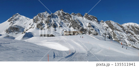 Summit station of the Pizol ski area, Switzerland. Summit station of the Pizol ski area, Switzerland. 135511941