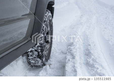 雪道　スタック 135511985