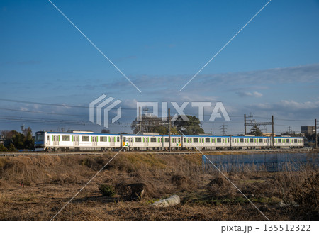 東武野田線急行電車 60000系(5両編成61503F) 東武野田線急行電車 60000系(5両編成61503F) 135512322