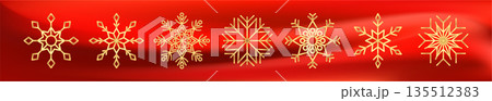 Gold glitter snowflake icon. Winter Christmas sparkling design Gold glitter snowflake icon. Winter Christmas sparkling design 135512383