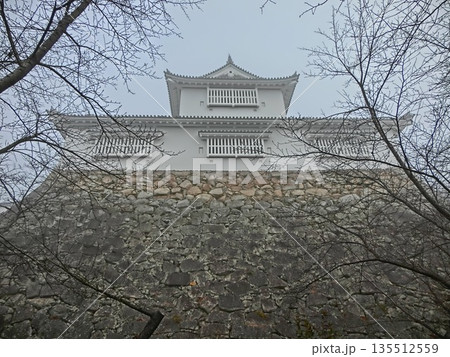 霧の津山市鶴山公園:備中櫓 霧の津山市鶴山公園:備中櫓 135512559