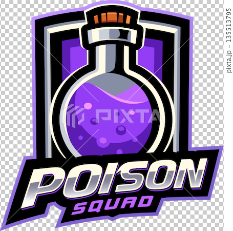 Poison squad esport mascot 135513795