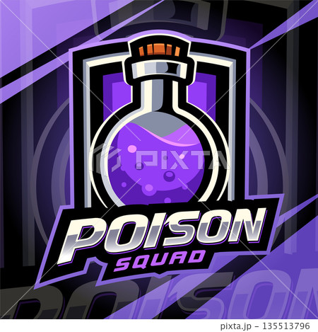 Poison squad esport mascot logo design Poison squad esport mascot logo design 135513796