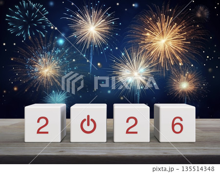 Happy new year 2026 success concept, Generative AI 135514348