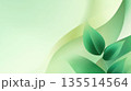 爽やかな緑の葉の環境イメージイラスト 135514564