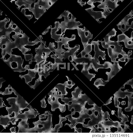 Simple marble tile mosaic. Seamless natural stone pattern. 135514691