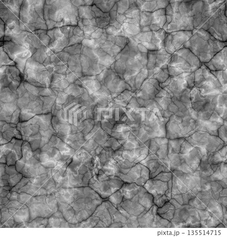 Dark natural cracked marble texture. Seamless pattern 135514715