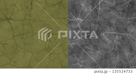 Dark natural cracked granite texture. Seamless pattern. Stone background via an alpha channel. 135514733