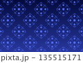 青い星のシームレスな総柄パターン 135515171