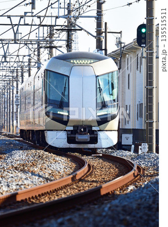 鉄道 私鉄:東武伊勢崎線 特急リバテイりょうもう15号 500系 鉄道 私鉄:東武伊勢崎線 特急リバテイりょうもう15号 500系 135515511