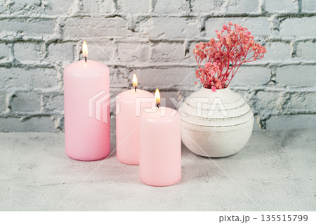 Pink candles Pink candles 135515799