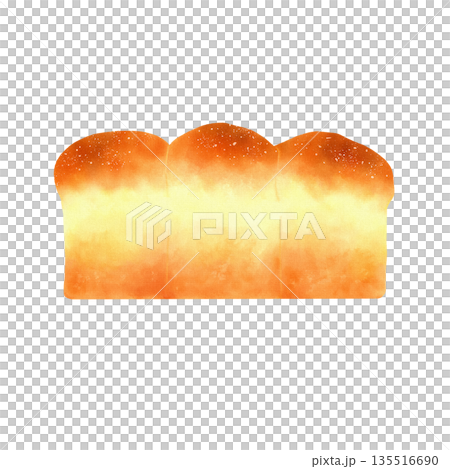 パン_シンプルでかわいい食パン_01 パン_シンプルでかわいい食パン_01 135516690