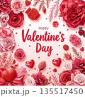 バレンタインの背景 135517450
