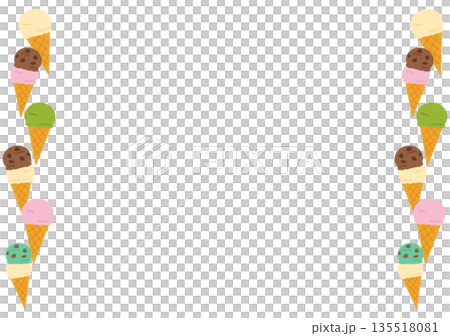 Ice cream frame 135518081