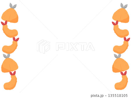 揚げ物のフレーム 135518105
