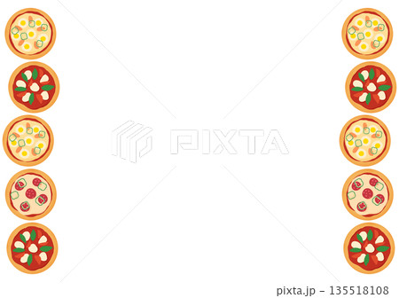 ピザのフレーム 135518108
