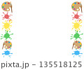 絵具のフレーム 135518125