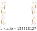 野球のフレーム 135518127