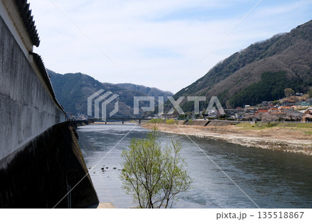 岡山県高梁市下町付近の高梁川4_2025年3月 岡山県高梁市下町付近の高梁川4_2025年3月 135518867