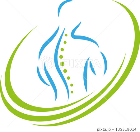 Human, person, spine, massage, orthopedics, physiotherapy, medicine, logo Human, person, spine, massage, orthopedics, physiotherapy, medicine, logo 135519014