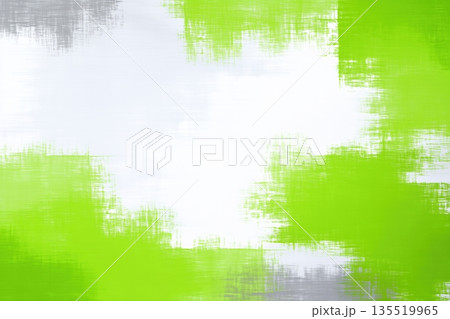 Greenwhite Color Field Layout Influenced by Nigerian Design With Abstract Patterns and Shapes 135519965