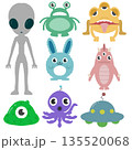 宇宙人のイラスト素材 135520068