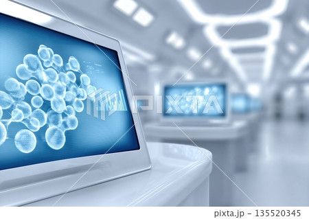 Digital Holographic Interface Displays Data in a Sterile Workspace Setting With Multiple Tablets 135520345