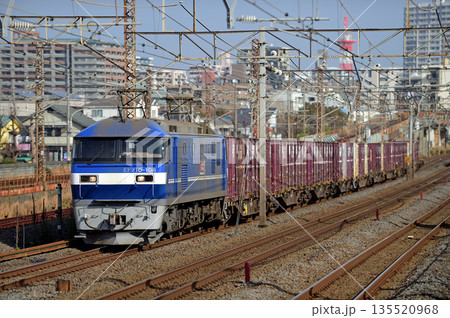 東海道本線 相模貨物 JR貨物 EF210-108(吹田) 東海道本線 相模貨物 JR貨物 EF210-108(吹田) 135520968