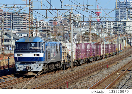東海道本線 相模貨物 JR貨物 EF210-140(吹田) 東海道本線 相模貨物 JR貨物 EF210-140(吹田) 135520979