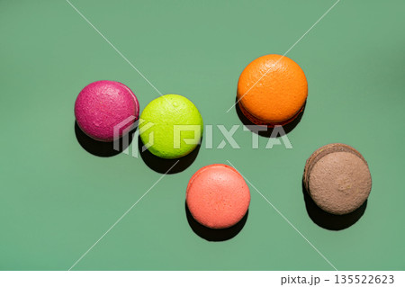 Cookie macaron or macaroon 135522623