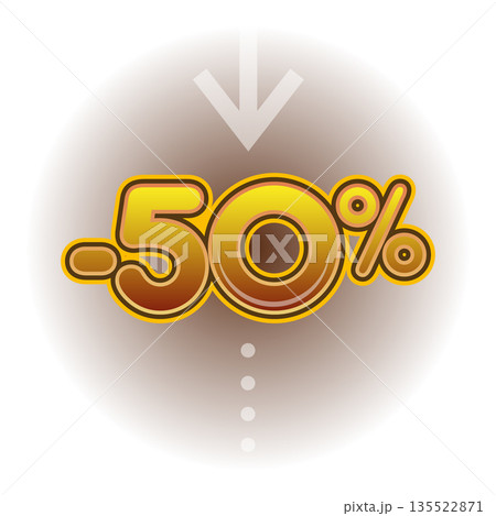 Percentage reduction on a gradient background Percentage reduction on a gradient background 135522871