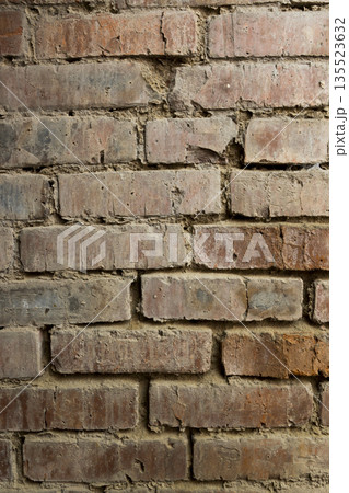 Background and texture of a brick wall Background and texture of a brick wall 135523632