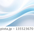 パステル色が広がる清潔感ある抽象的な波模様背景 135523670